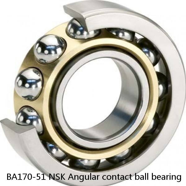 BA170-51 NSK Angular contact ball bearing #1 small image