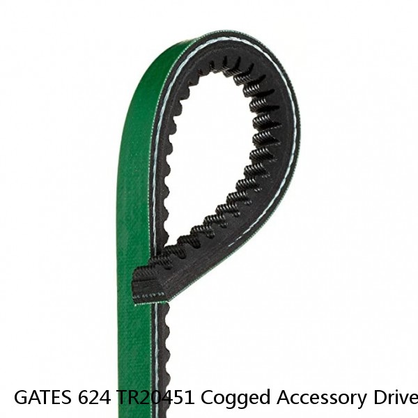 GATES 624 TR20451 Cogged Accessory Drive Belt Green Stripe HD 5/8" x 45.5" Hino #1 small image