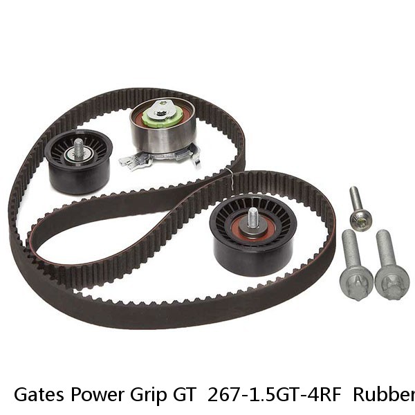 Gates Power Grip GT  267-1.5GT-4RF  Rubber Timing Gear Belt 3/16" Width   #1 small image