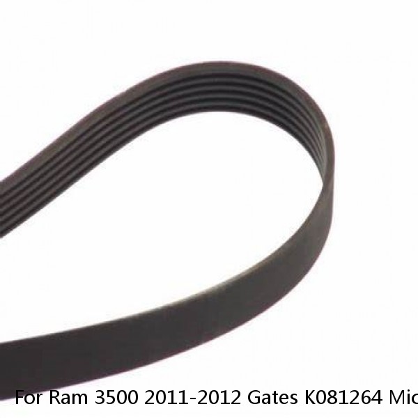 For Ram 3500 2011-2012 Gates K081264 Micro-V V-Ribbed Belt #1 small image