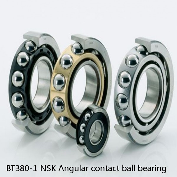 BT380-1 NSK Angular contact ball bearing #1 image