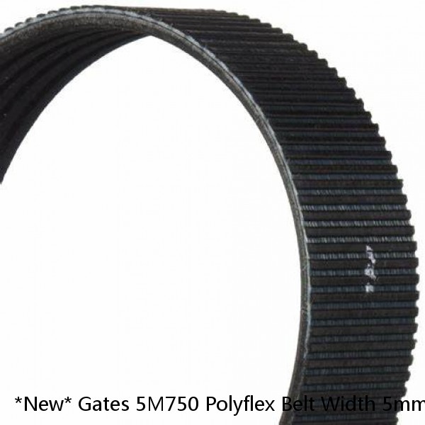 *New* Gates 5M750 Polyflex Belt Width 5mm, Length 750mm Goodyear 1 pc 8902-0750 #1 image