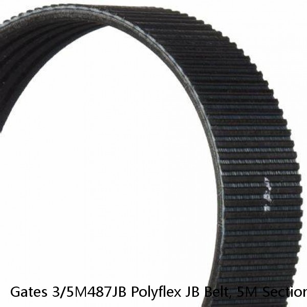 Gates 3/5M487JB Polyflex JB Belt, 5M Section, 9/16" Top Width, 19.17" Length NEW #1 image